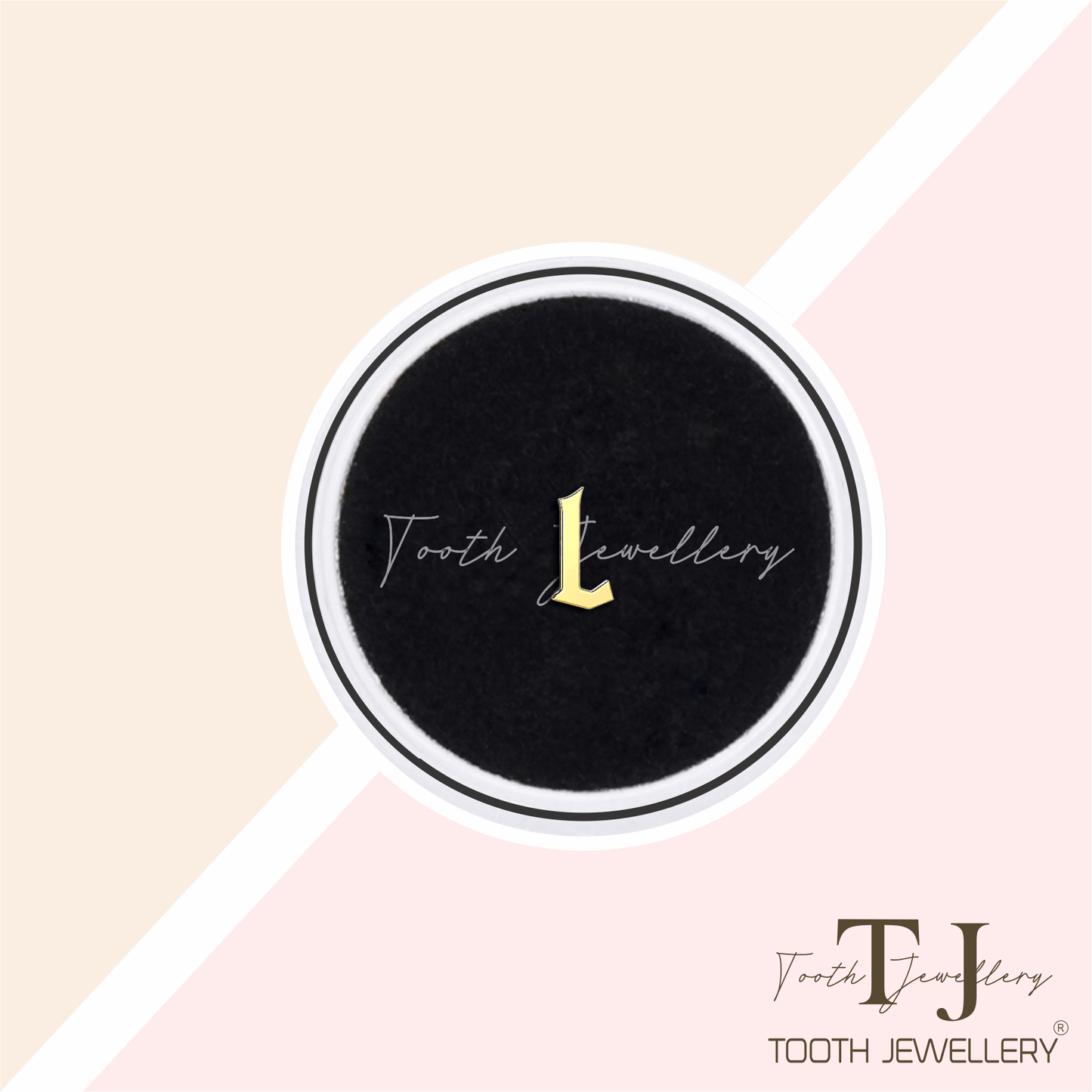 L Letter Tooth Gem Tooth Jewellery