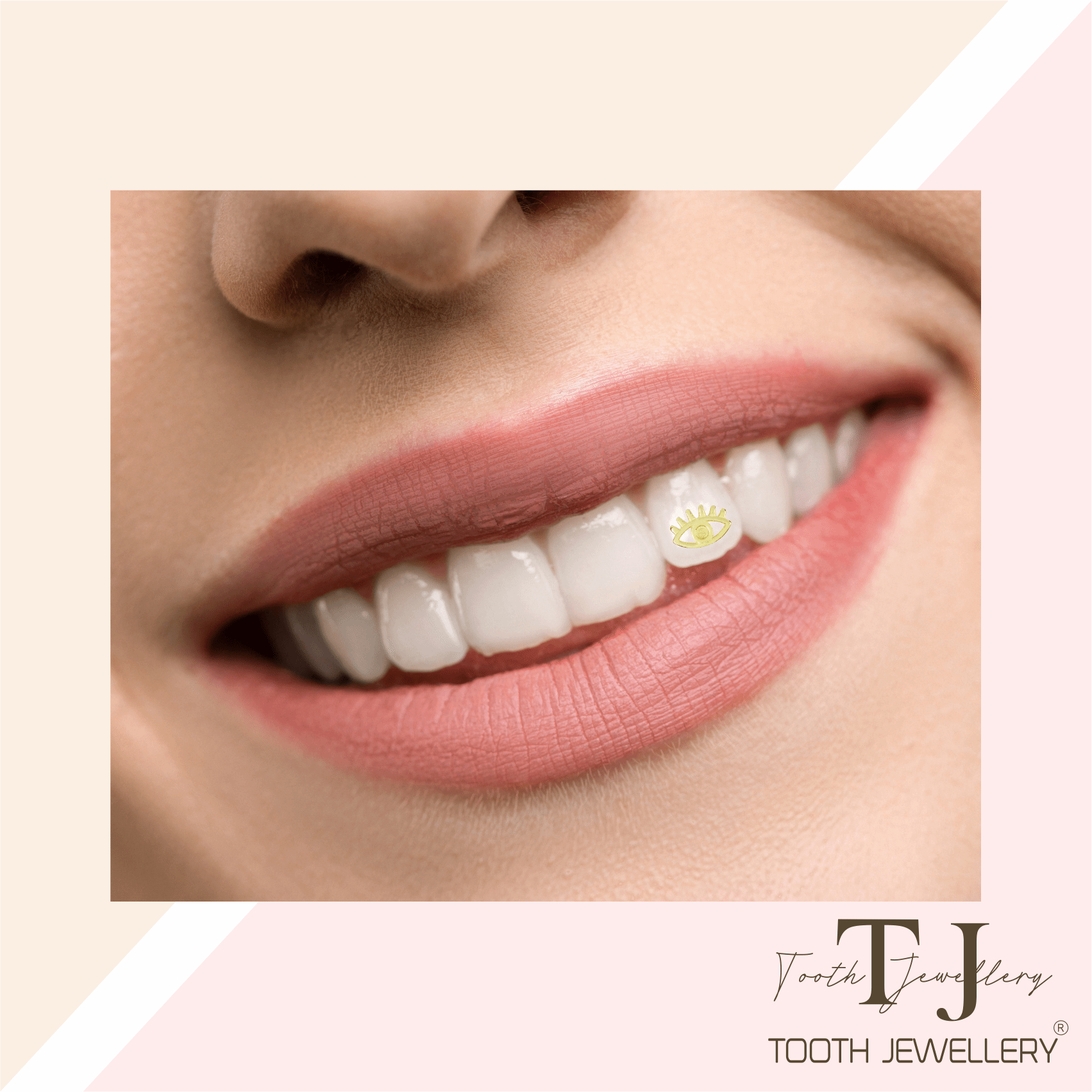 Tooth gems gold discount