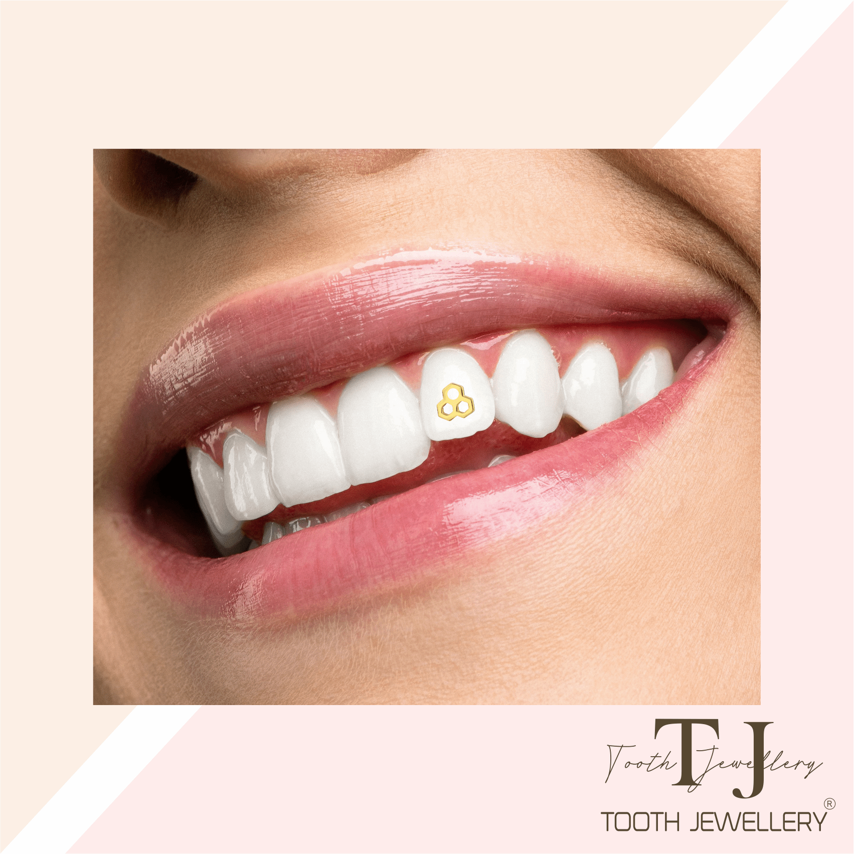 Honeycomb Tooth Gem Tooth Jewellery