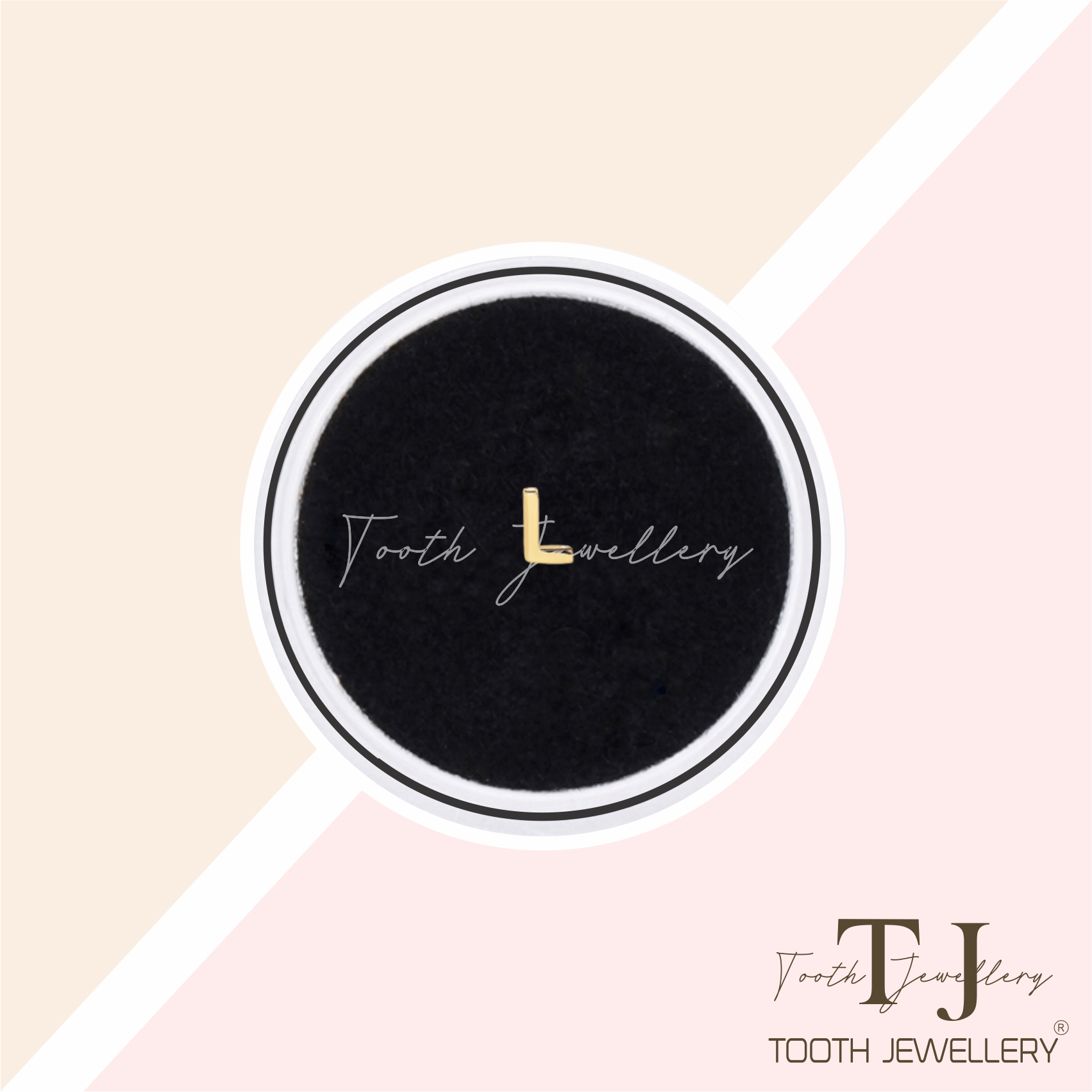 L 2 Letter Tooth Gem Tooth Jewellery